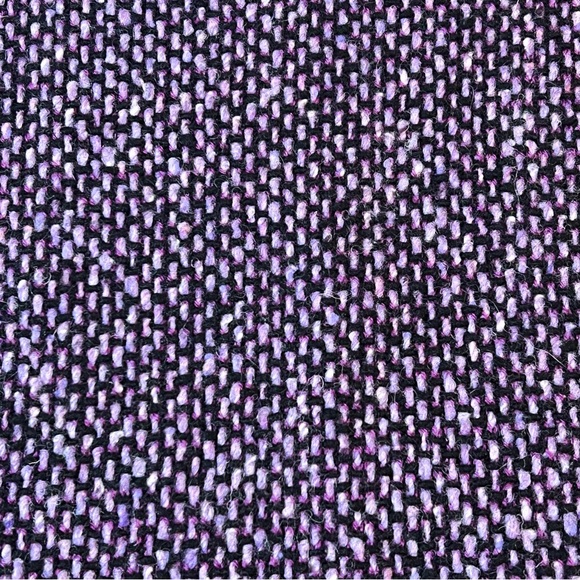 Ann Mashburn Ana Wool Tweed Fringe Mock-Turtleneck Tunic Top Sz-XS - Picture 4 of 10